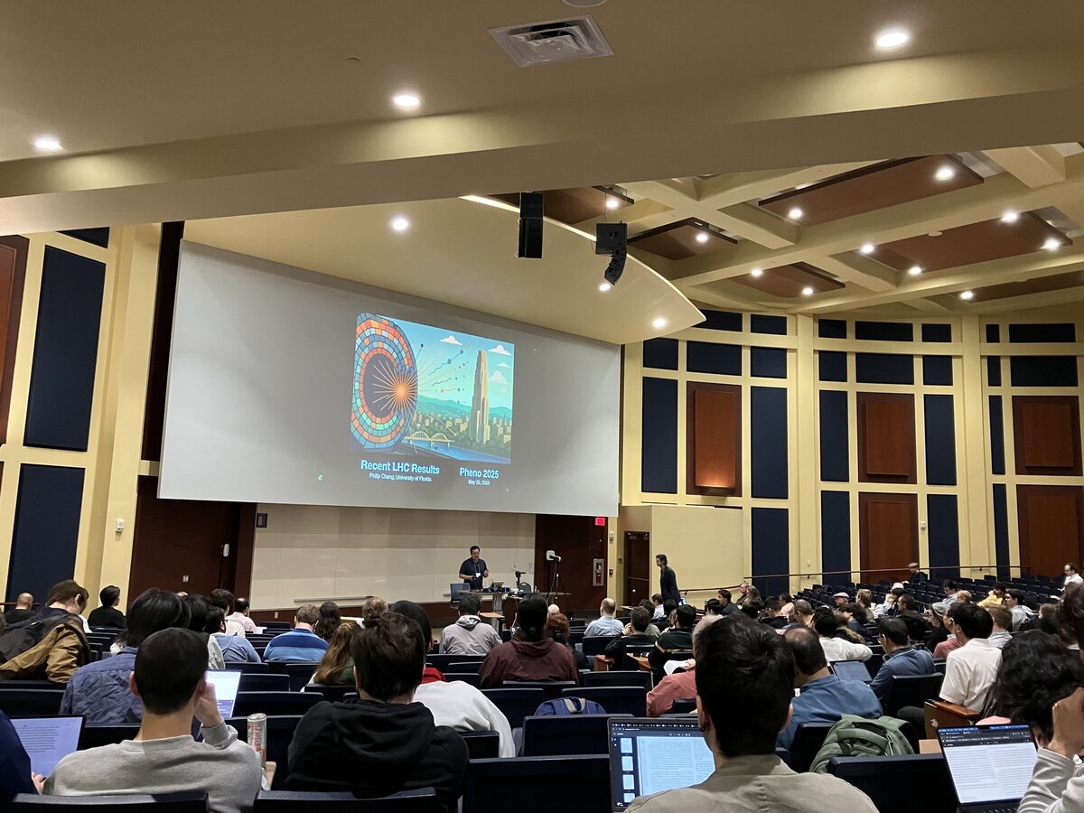 Prof. Philip Chang presenting at Pheno 2025